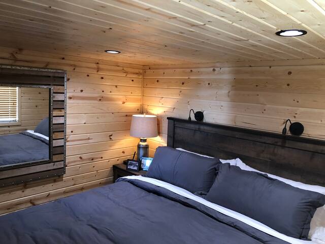 Master Bedroom with goose down duvet