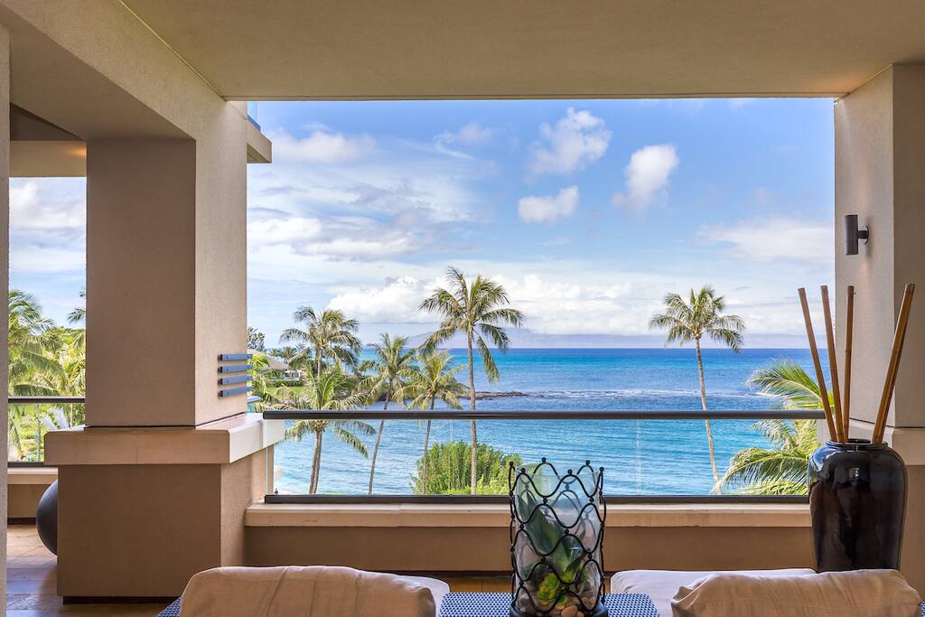 This is the view from the master bedroom lanai.