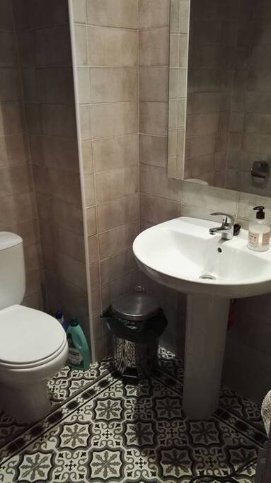 The bathroom