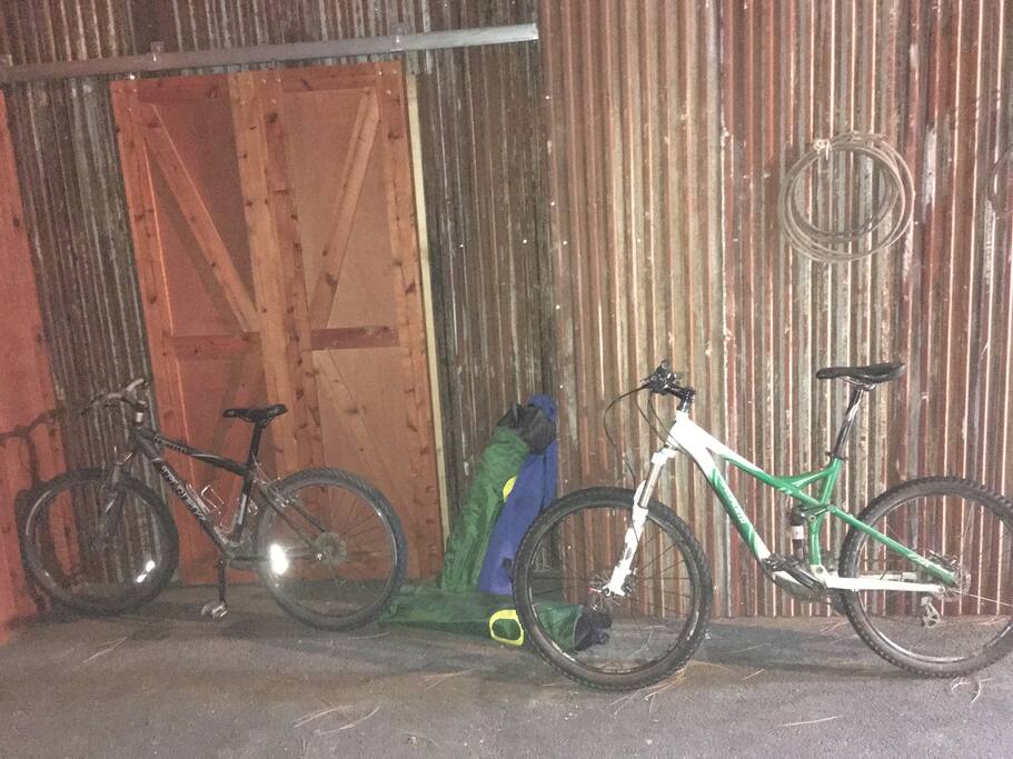 Mona and Specialized
Mountain bikes for your use.