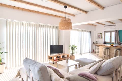 Bright & stylish, sea, nature, relax