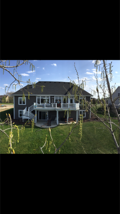 View of back of house