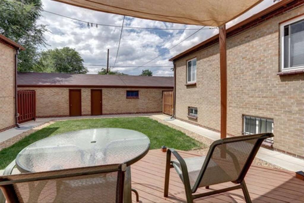 Back porch with grill
