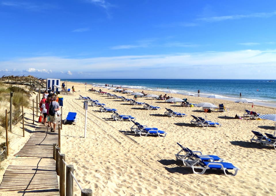 Vista parcial da excelente praia do Barril.