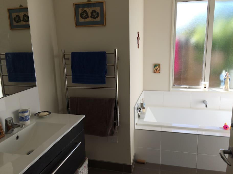 Private modern bathroom