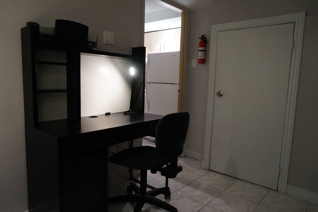 Laptop friendly workspace