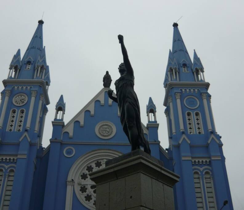 Iglesia la recoleta, cerca al apartamento.
