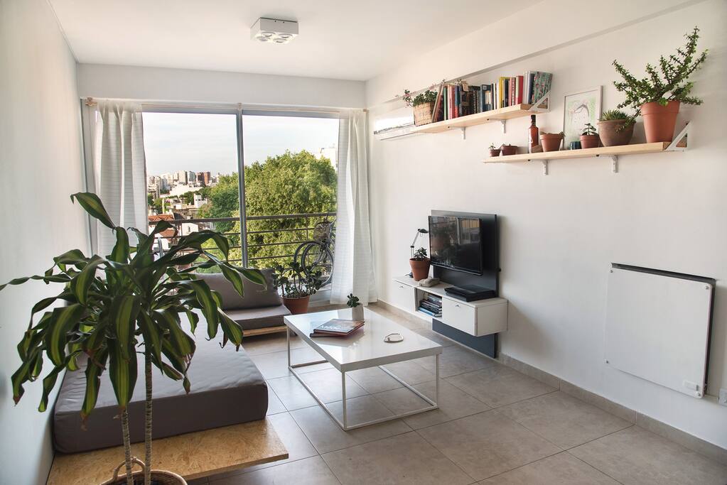 vista abierta desde el living room