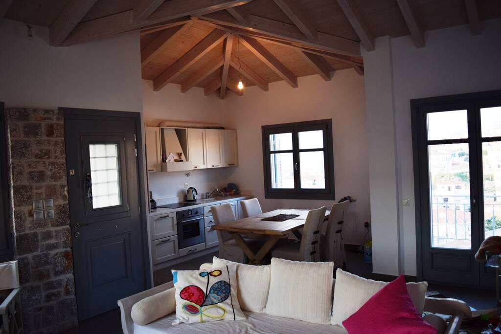 LIVING ROOM AND KITCHEN