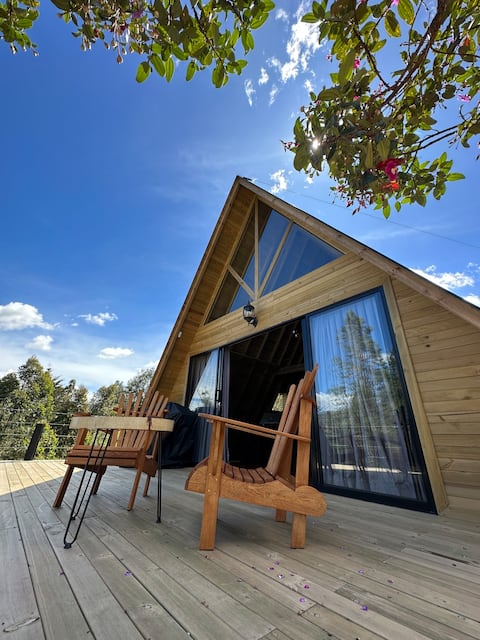 Alpine Cabin + Jacuzzi (private)