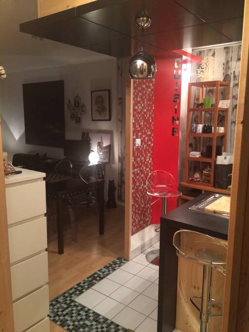 Vue Cuisine/salle à manger
