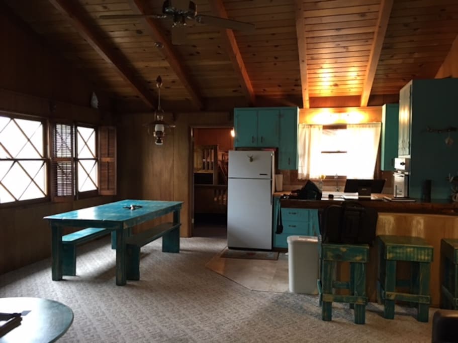 Enough space for the family and friends. Great for a night of games and laughter.