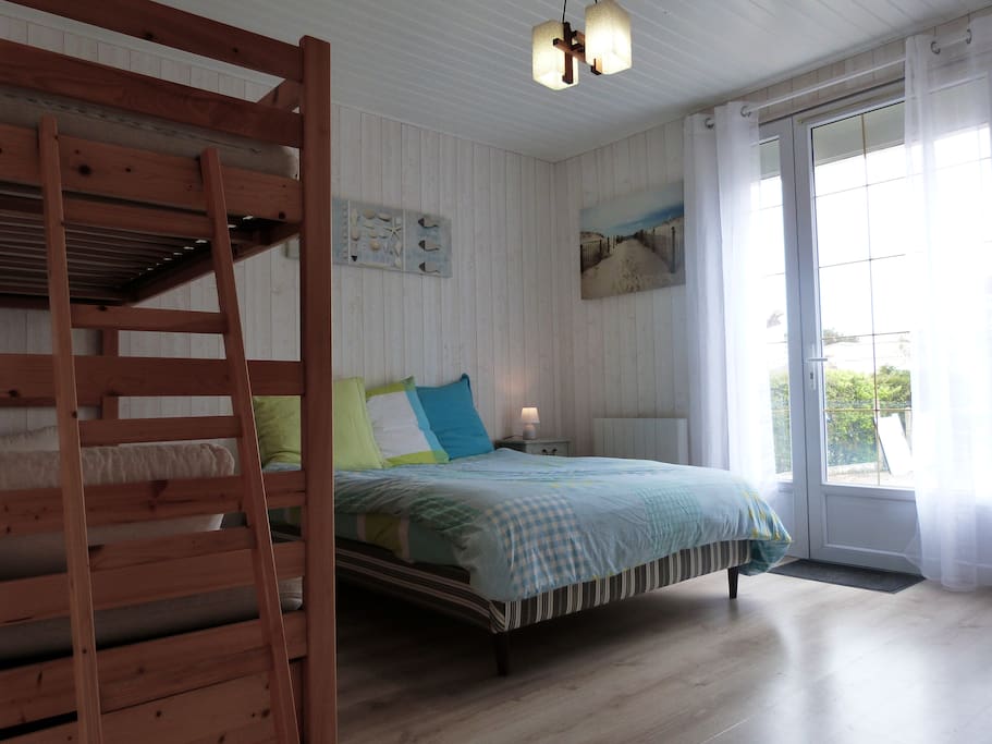 chambre ouverte sur terrasse
