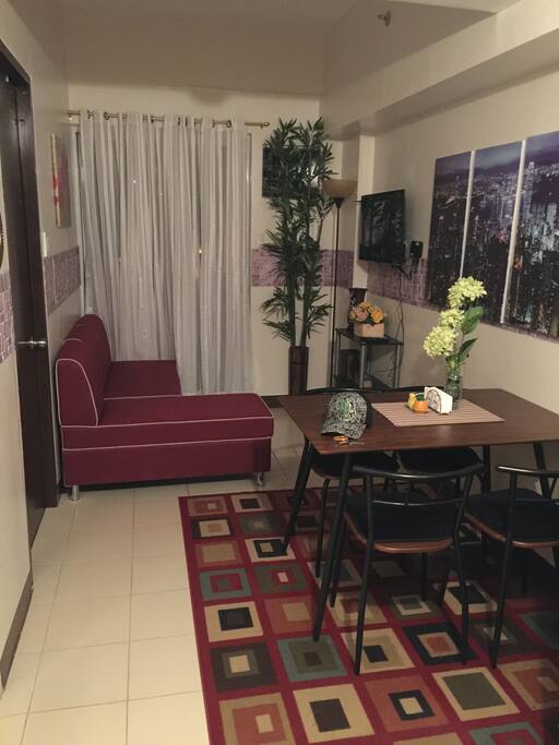 Relaxing ambiance of a home