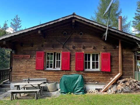 Mountain hut with breathtaking views and sauna