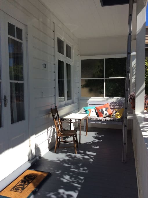 Guests verandah and entry to bedroom
