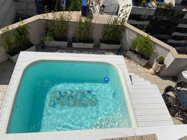 Residence Copa c/ Piscina/Garagem/Serviços/Seg.24h