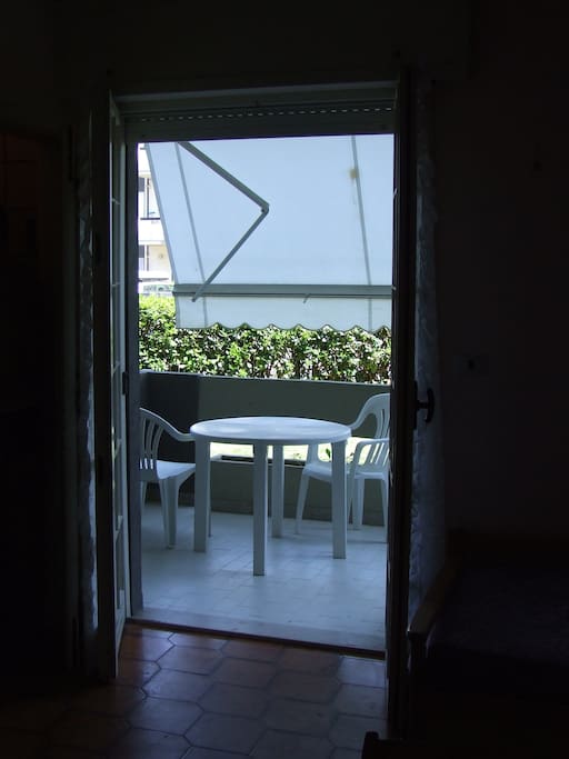balcone attrezzato