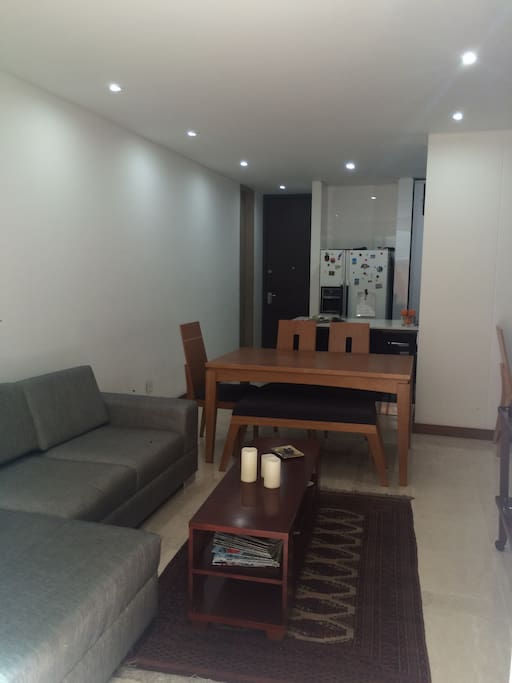 Living Room fully equiped with freezer
