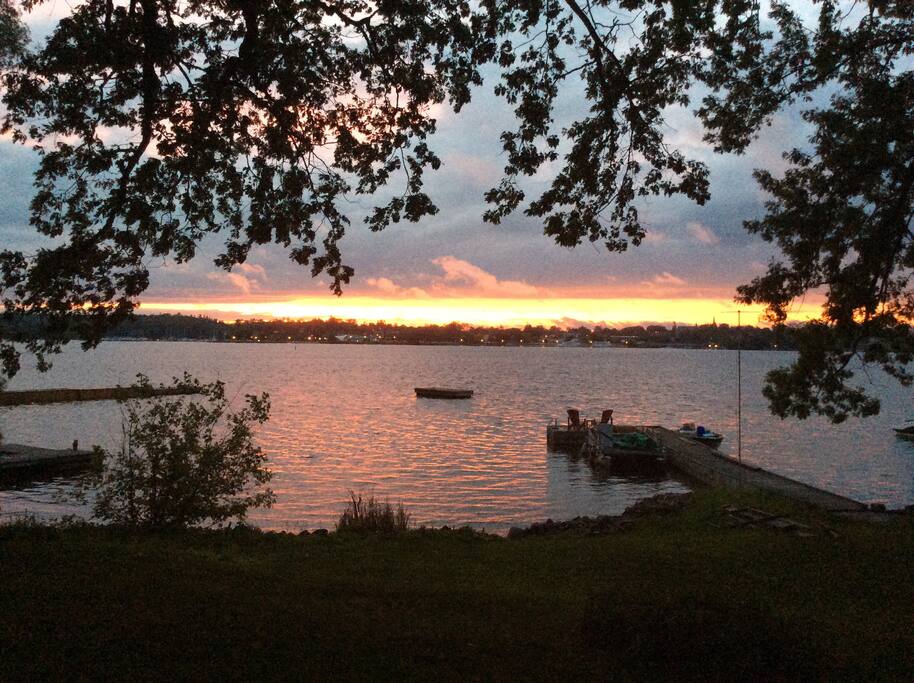 View over the Town of Gananoque