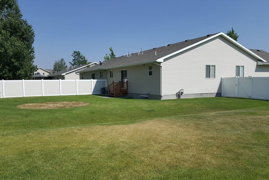 Huge backyard