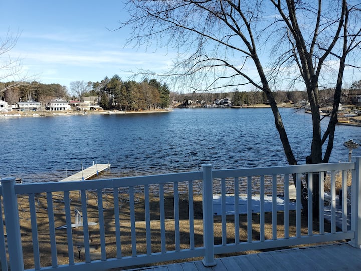 Lake house with hot tub close to dunes Chalets for Rent in Mears, Michigan, United States Airbnb