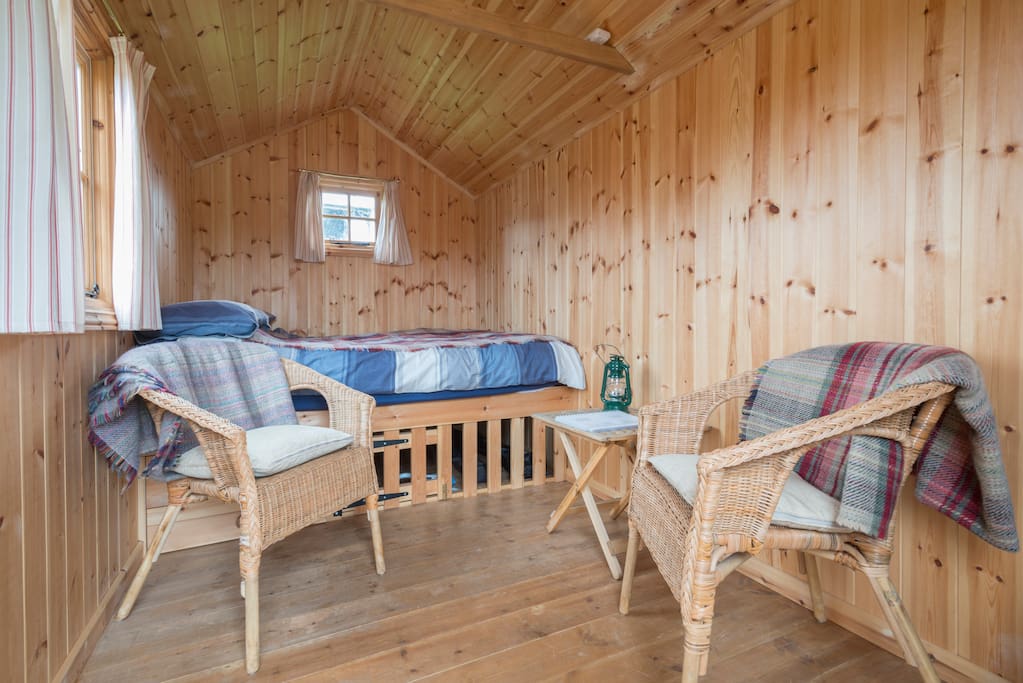 Built-in double bed