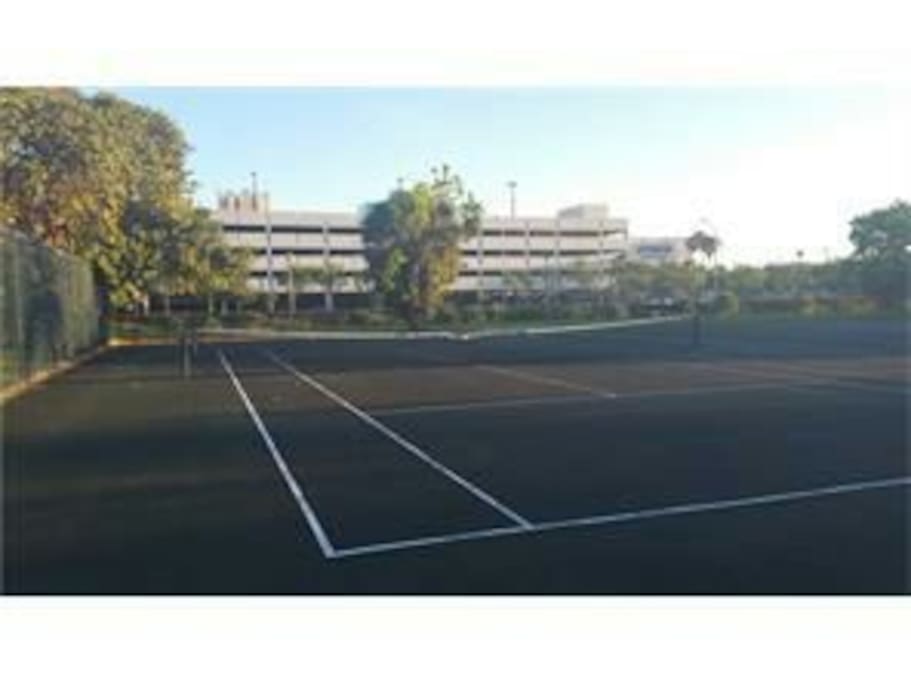 Tennis courts