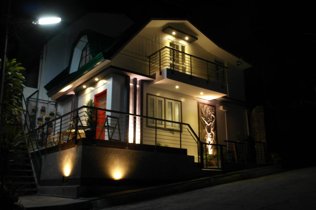 My home at night time...