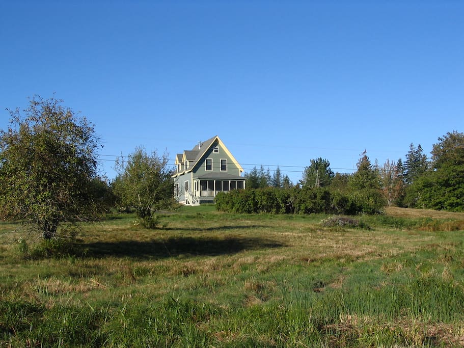 Our house viewed from our front field.