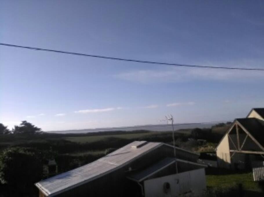 Vu des chambres sur L'ile de Groix