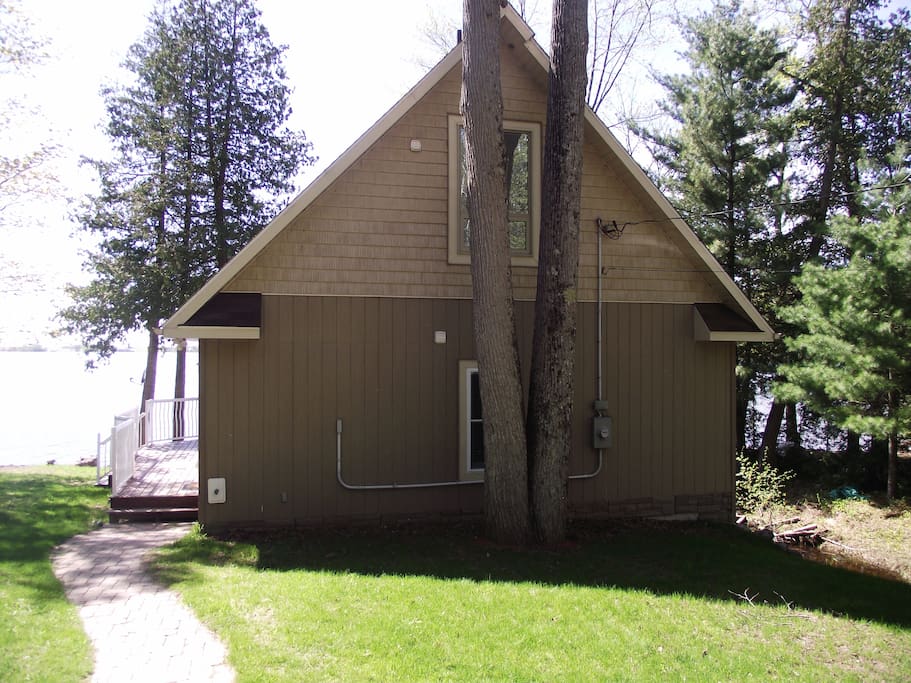 back of cottage