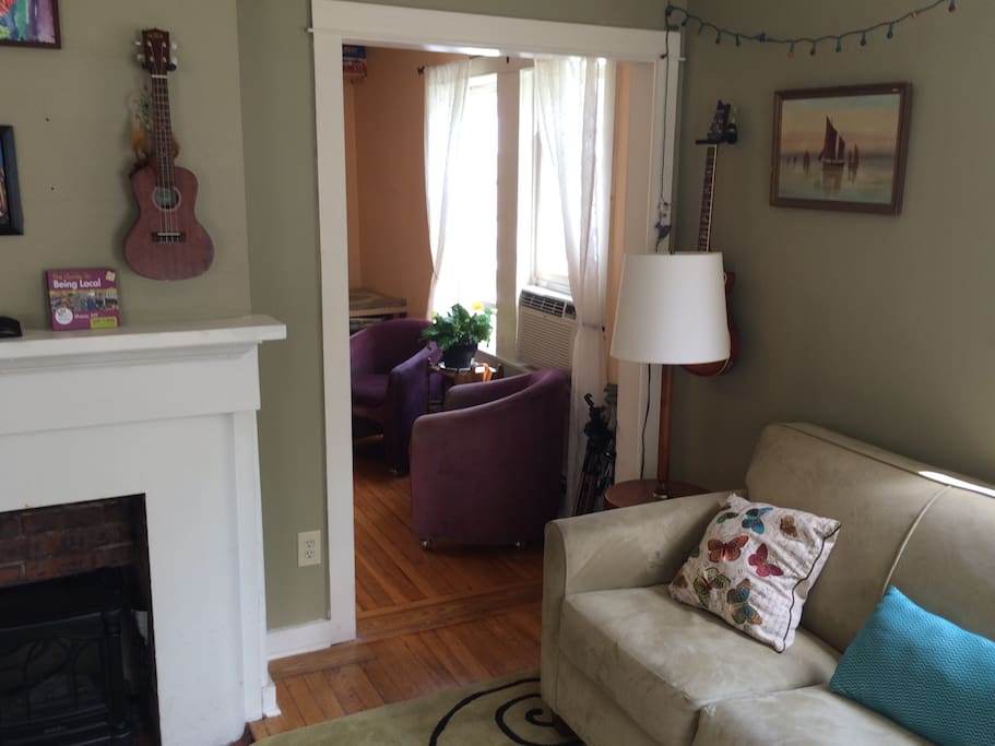 Living Room 3: The view into the dining room