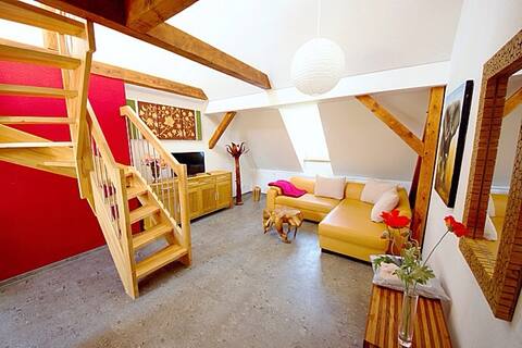 Duplex apartment on the swan pond