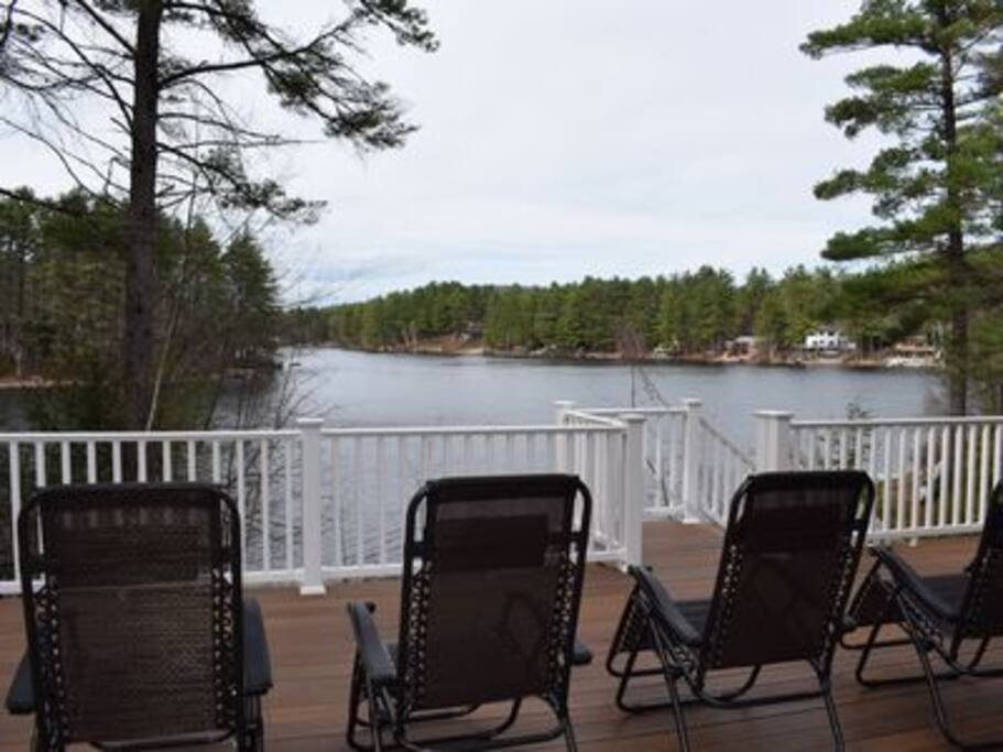 Beautiful view of the lake.