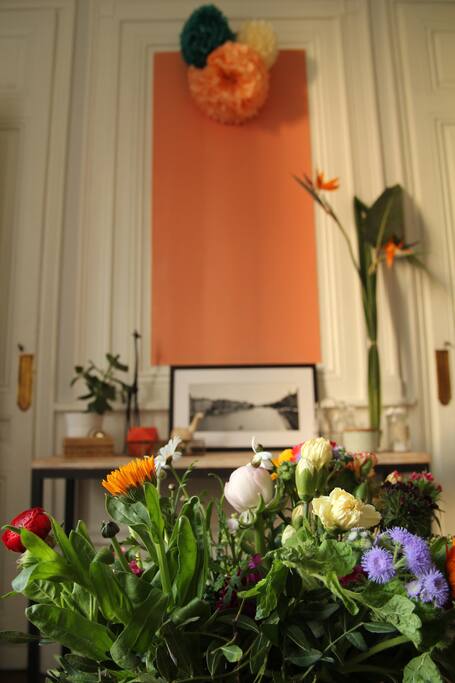 Détail du salon
