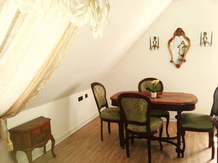 There is also a nice coffee table for your coffee breaks or card games