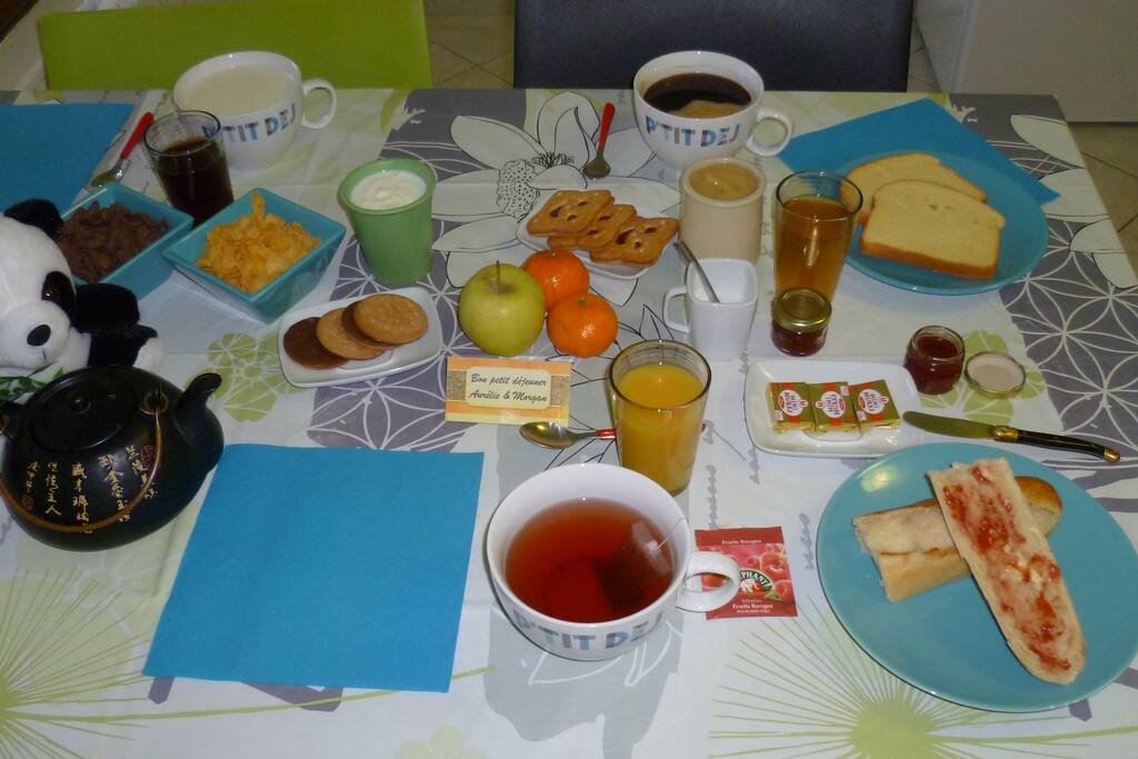 Petit déjeuner de 2 à 6€