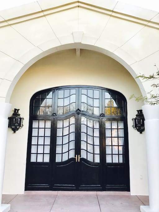 Front of guesthouse.