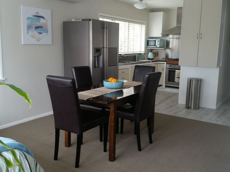 Spacious Kitchen and Dining. Large Fridge/Freezer
