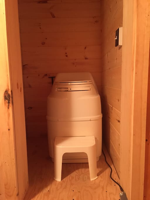 It's a composting toilet.