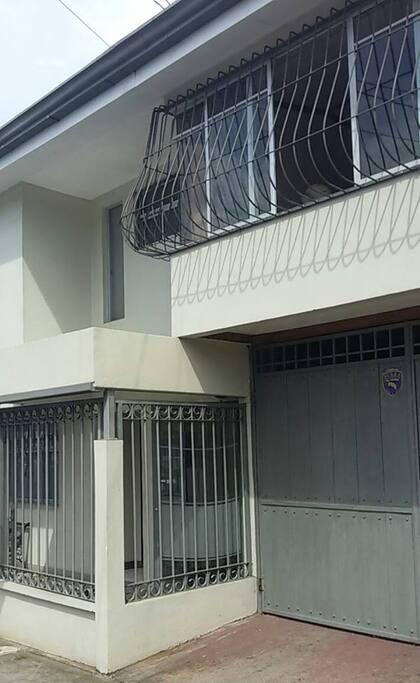 Fachada de la casa