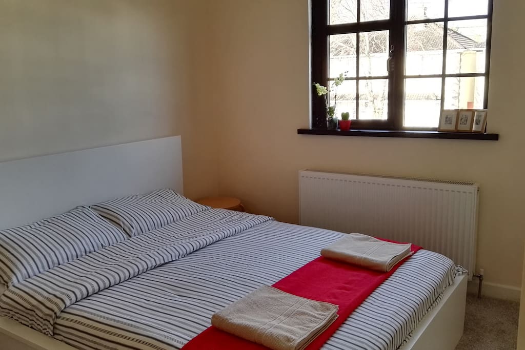 huge bed ready for two,or a family with a child !