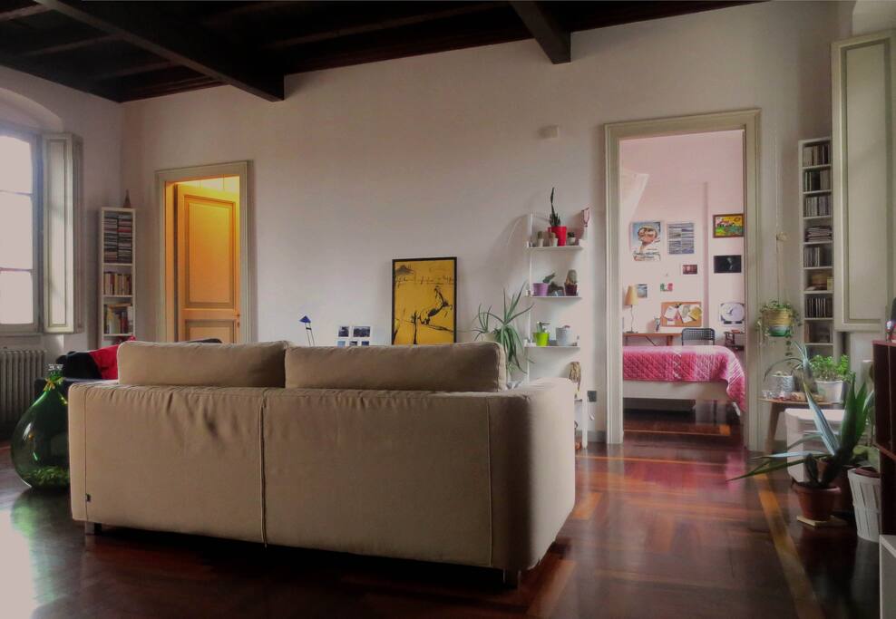 Livingroom | soggiorno visto dall'ingresso