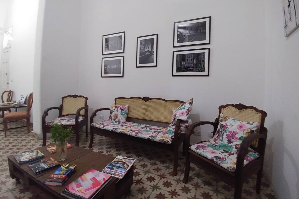 Living/dining room of Ca'Sita B&B