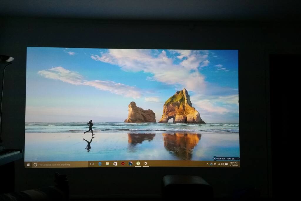 3 meters wide cinema in living room:)
