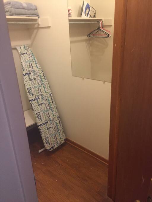Large closet inside the room