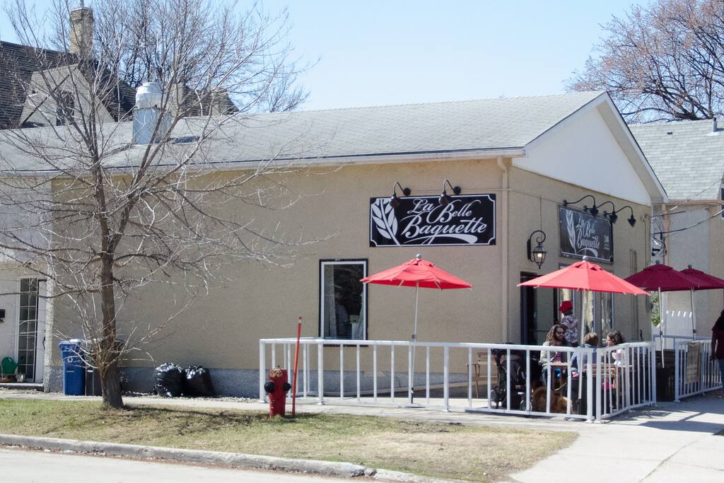 French bakery across the street