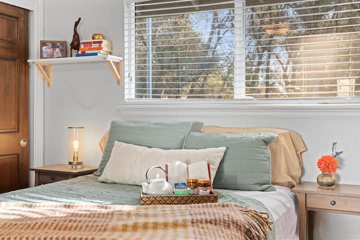 Private bedroom with full bathroom