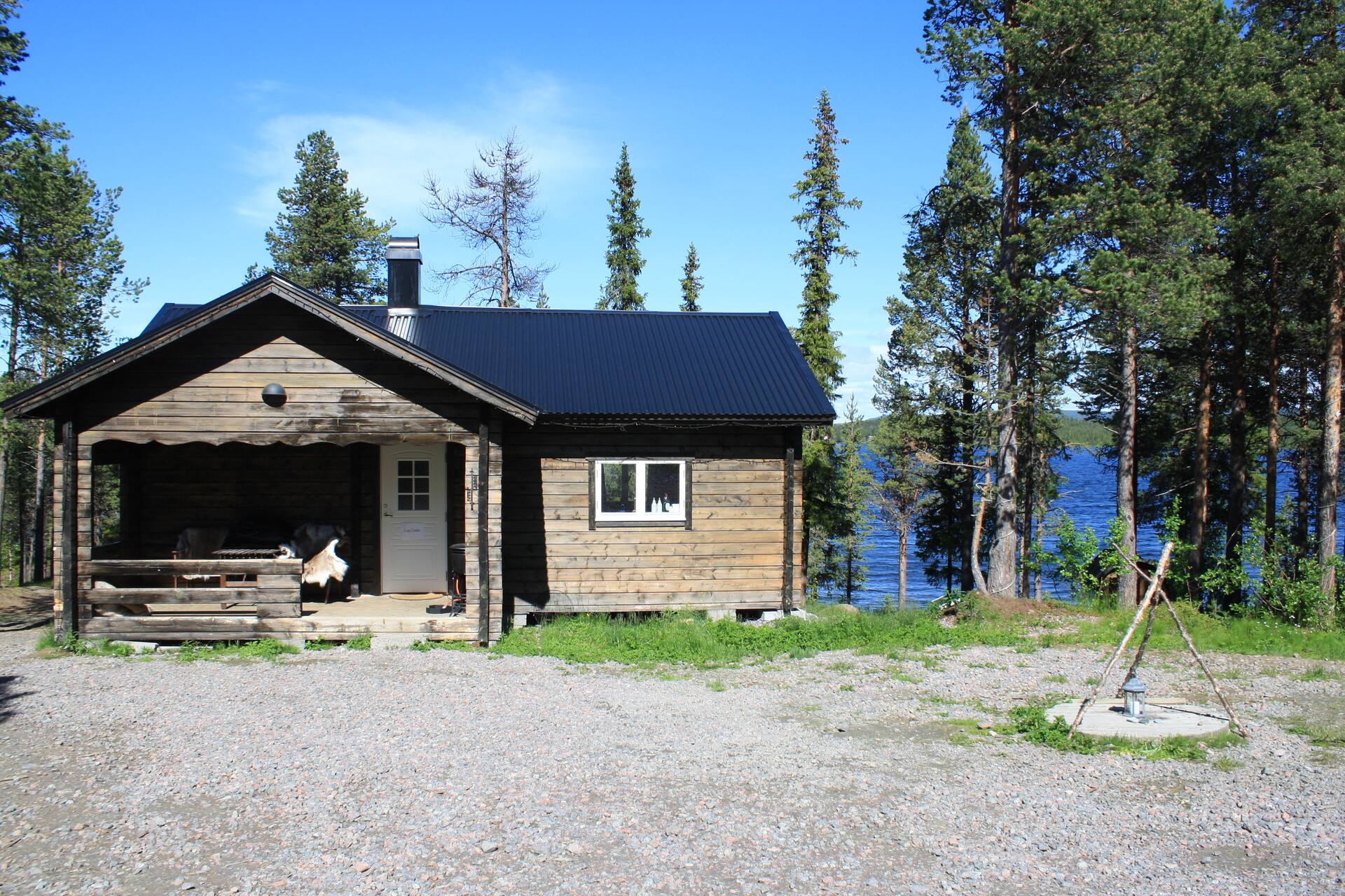 Log Cabin near the river